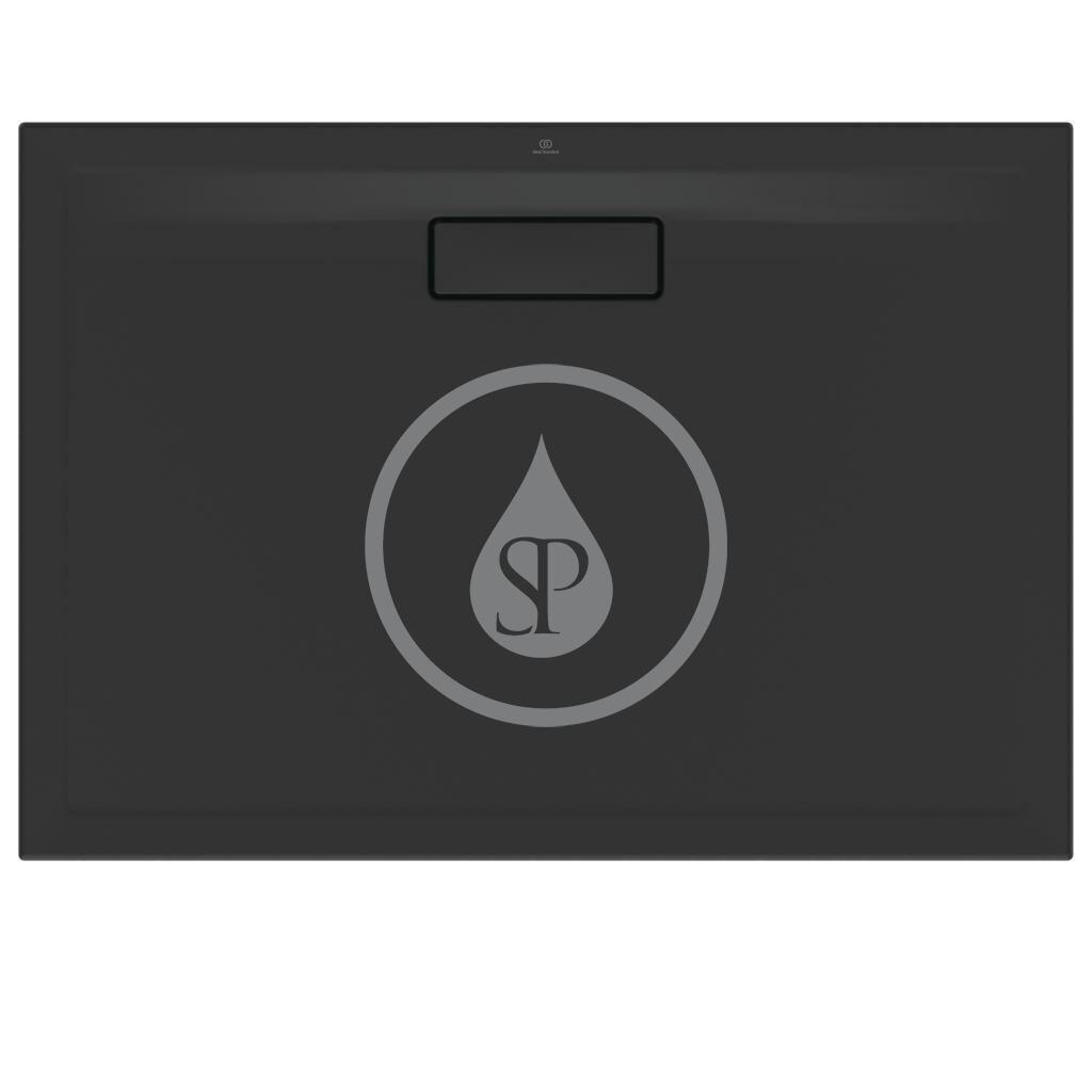 Sprchová vanička, 1000x700 mm, čierna