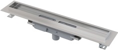 Alca PLAST APZ1106 Podlahový žľab s okrajom pre plný rošt, zvislý odtok Professional Low