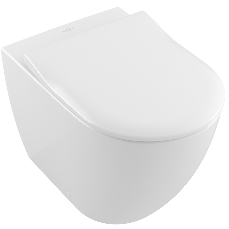 Závesné WC s WC doskou SoftClosing, DirectFlush, alpská biela