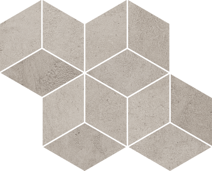 Mozaika grys romb hexagon
