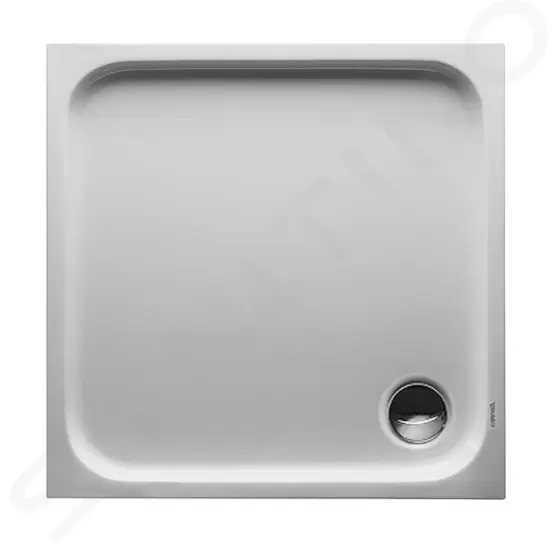 Sprchová vanička 800x800 mm, Antislip, alpská biela