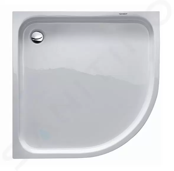 Sprchová vanička štvrťkruhová 900x900 mm, Antislip, alpská biela
