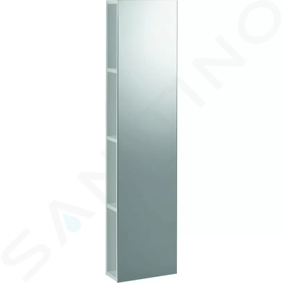 Zrkadlová skrinka 280x1200x140 mm, biela lesklá