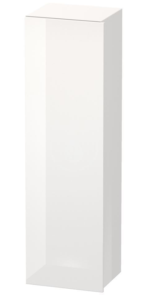 Skrinka vysoká 1400x400x360 mm, ľavá, lesklá biela