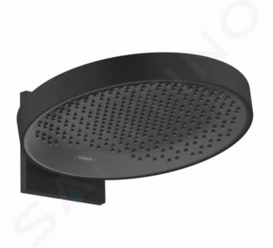Hlavová sprcha 360 s pripojením, 1 prúd, matná čierna