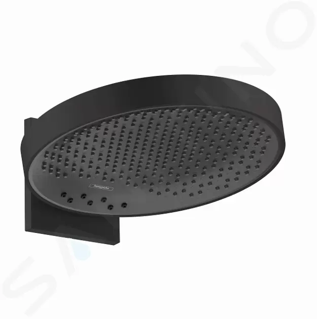 Hlavová sprcha 360 s pripojením, 3 prúdy, matná čierna