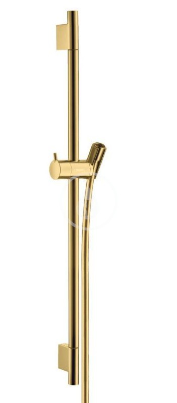 Sprchová tyč 650 mm so sprchovou hadicou, leštený vzhľad zlata