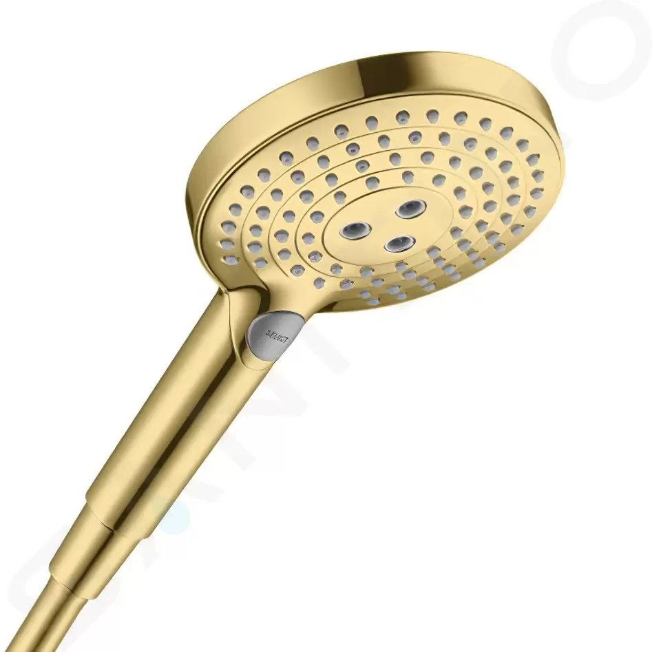Sprchová hlavica 120, 3 prúdy, EcoSmart, leštený vzhľad zlata