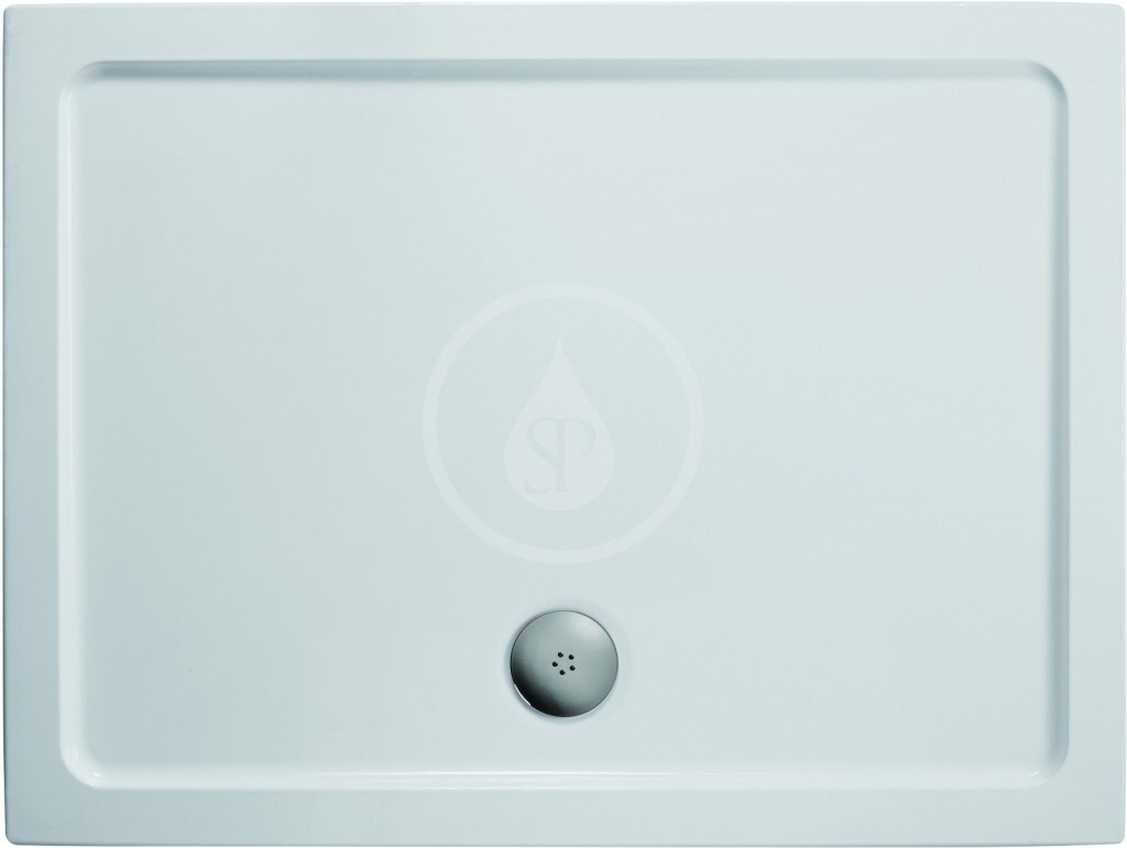 Sprchová vanička, 1410x910 mm, biela