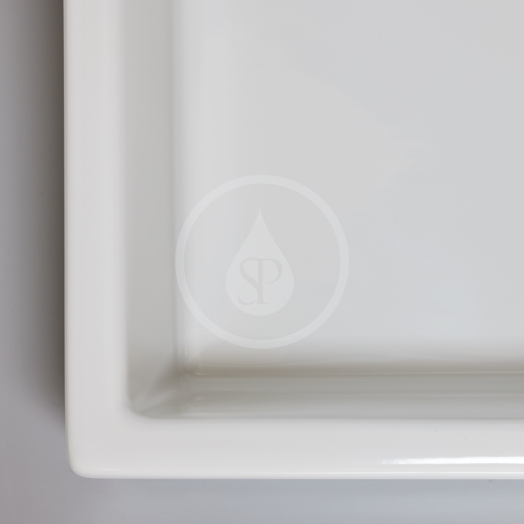 Umývadielko, 380x250 mm, bez prepadu, otvor na batériu vpravo, biela