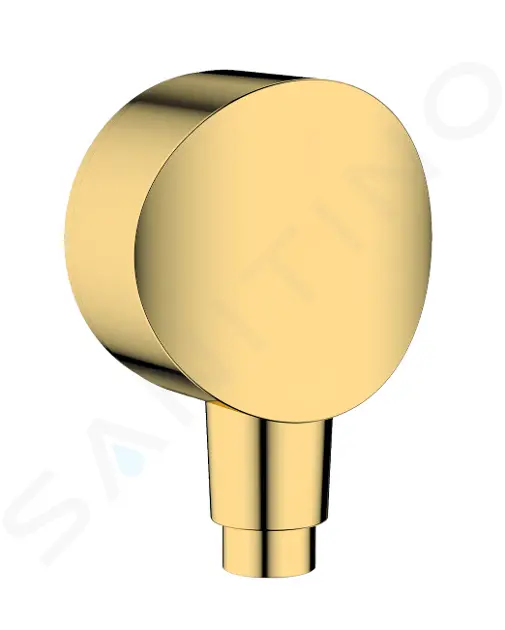 Sprchové kolienko S so spätným ventilom, leštený vzhľad zlata