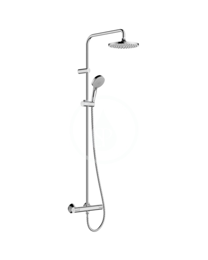 Sprchový set Showerpipe 200 s termostatom, chróm