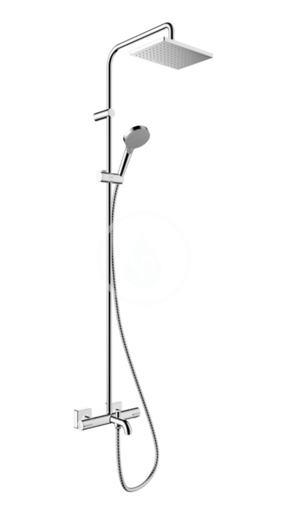 Sprchový set Showerpipe 230 s vaňovým termostatom, chróm