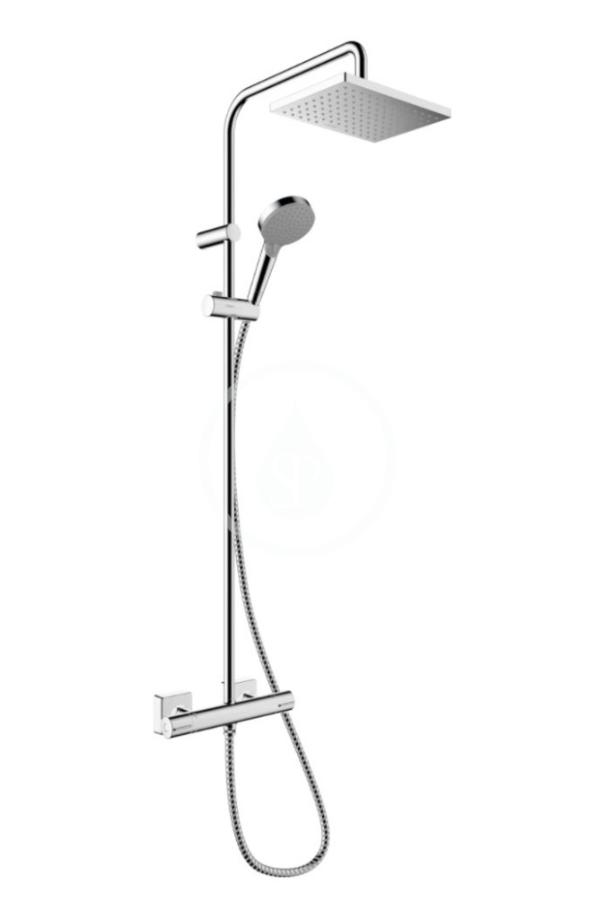 Sprchový set Showerpipe 230 s termostatom, chróm