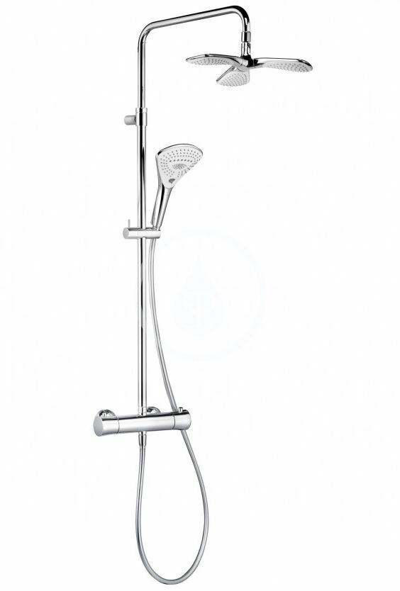 Sprchový set Dual Shower System, s termostatom, chróm