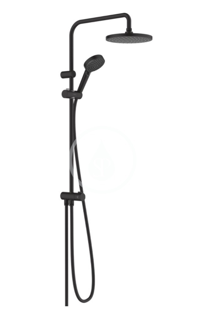 Sprchový set Showerpipe 200 Reno, EcoSmart, matná čierna