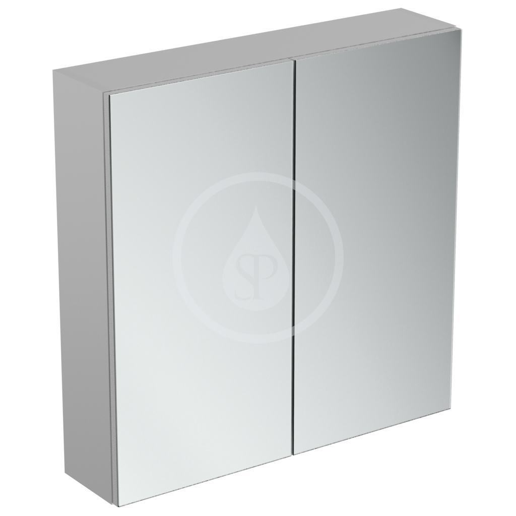Zrkadlová skrinka 700x700 mm, hliník