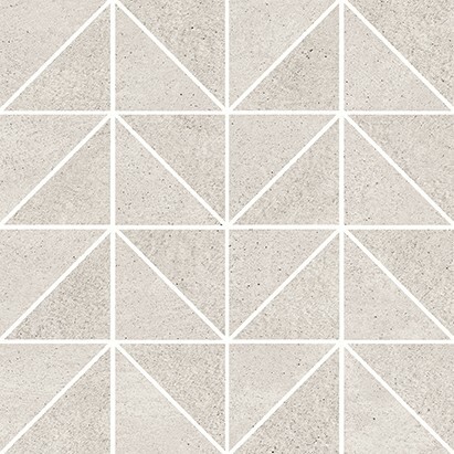 grey triangle mosaic matt