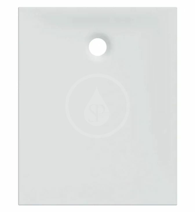 Sprchová vanička, 1000x800 mm, protišmyk, matná biela