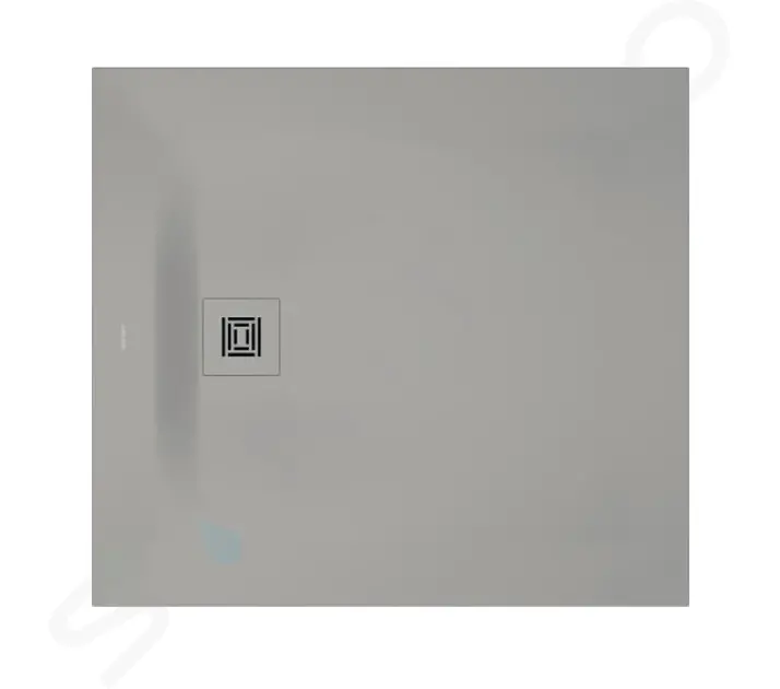 Sprchová vanička, 1000x900 mm, DuraSolid, matná sivá