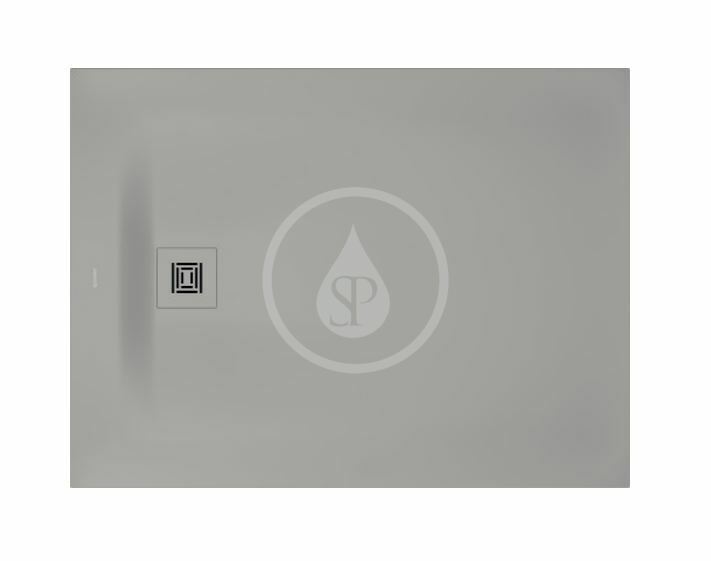 Sprchová vanička, 1200x900 mm, DuraSolid, matná sivá