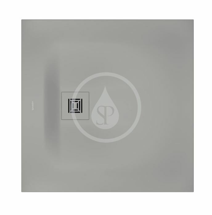 Sprchová vanička, 800x800 mm, DuraSolid, matná sivá