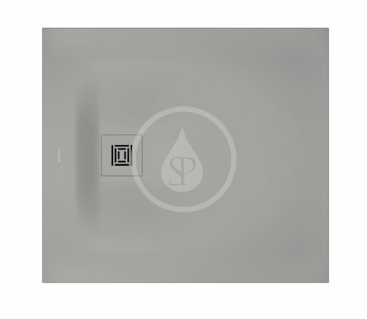 Sprchová vanička, 900x800 mm, DuraSolid, matná sivá