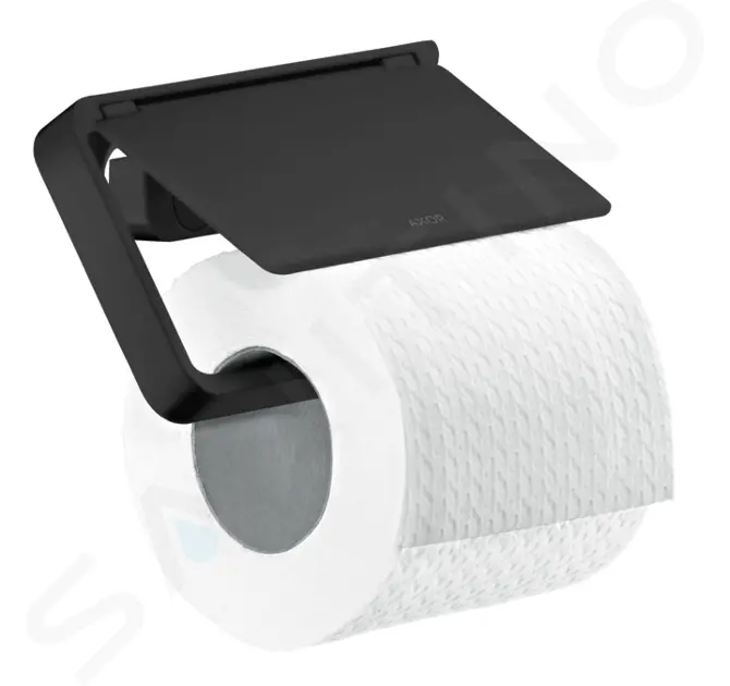 Držiak toaletného papiera, matná čierna