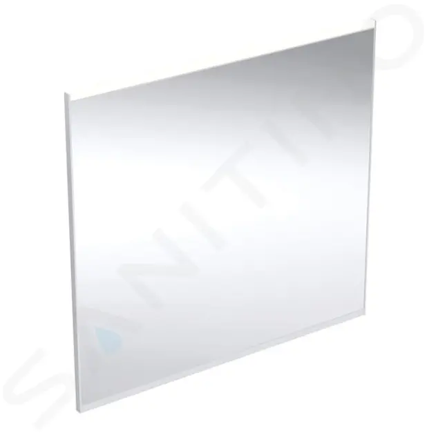 Zrkadlo s LED osvetlením a vyhrievaním, 75x70 cm, hliník