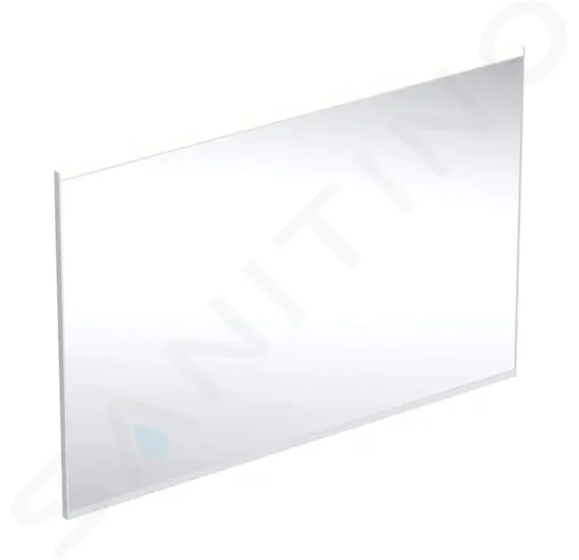 Zrkadlo s LED osvetlením a vyhrievaním, 105x70 cm, hliník