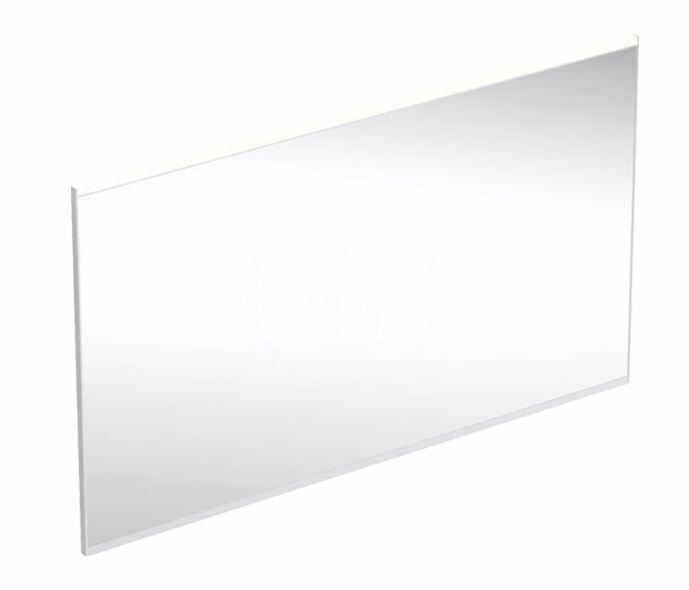 Zrkadlo s LED osvetlením a vyhrievaním, 120x70 cm, hliník