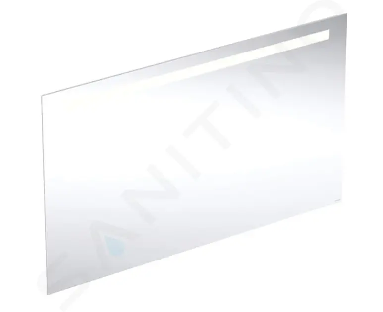 Zrkadlo s LED osvetlením, 120x70 cm, hliník