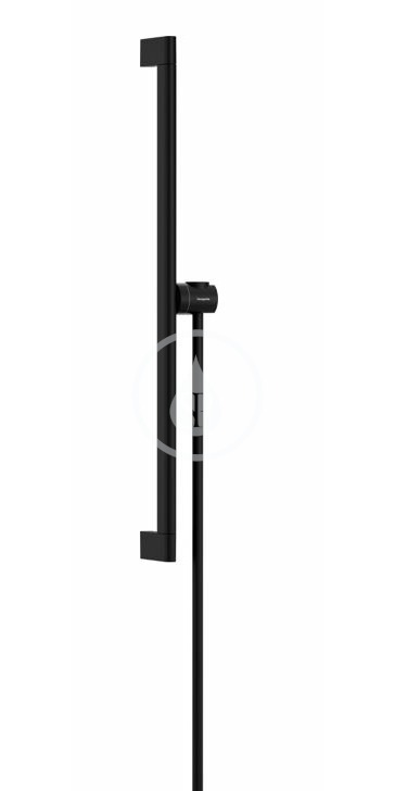 Sprchová tyč 66 cm, so sprchovou hadicou, matná čierna