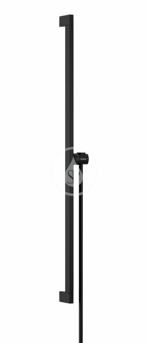Sprchová tyč 95 cm, so sprchovou hadicou, matná čierna