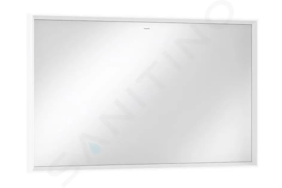 Zrkadlo s LED osvetlením a vyhrievaním, 120x70 cm, IR senzor, matná biela