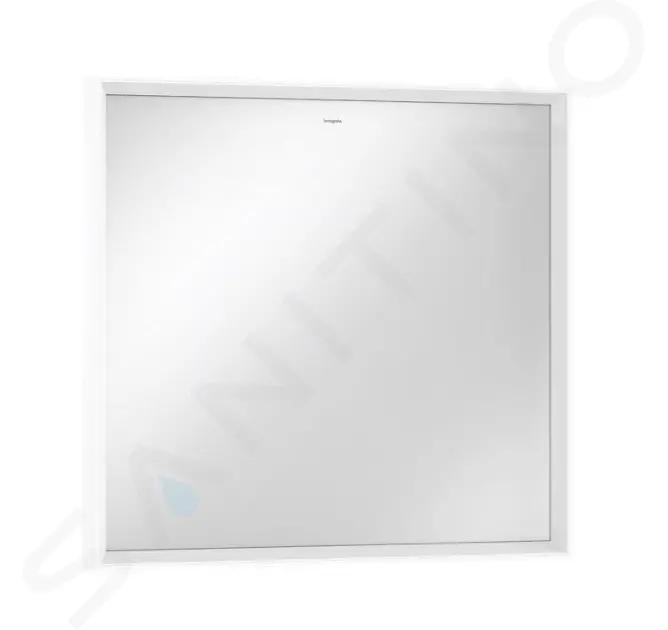 Zrkadlo s LED osvetlením a vyhrievaním, 80x70 cm, IR senzor, matná biela