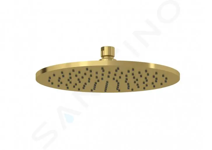 Hlavová sprcha, priemer 25 cm, kefované zlato